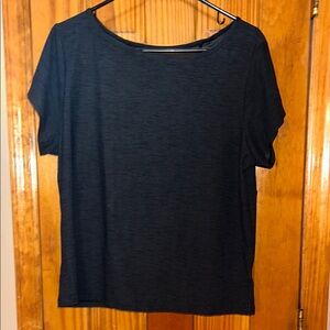 Old Navy Women's Active Black Short Sleeve Tee